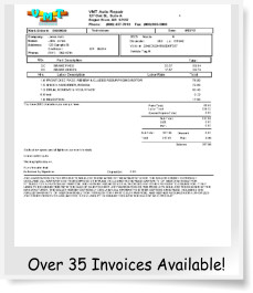 Over 35 Invoices Available!