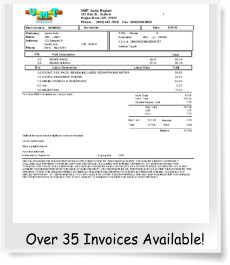 Over 35 Invoices Available!